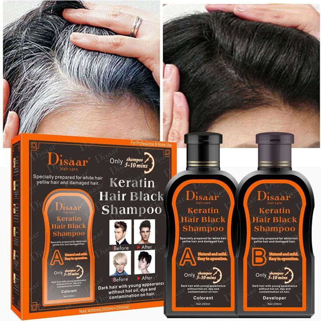 keratin hair black shampo